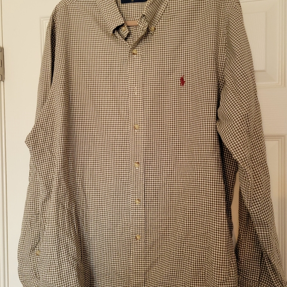 RALPH LAUREN Classic Fit Button Down Long Sleeve Plaid Shirt Men's Size XL - Picture 2 of 5